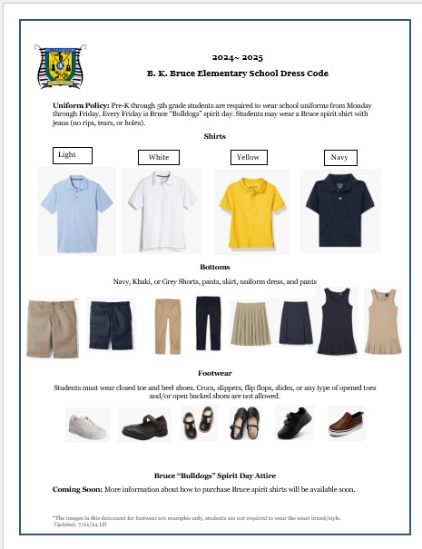 Student Dress Code